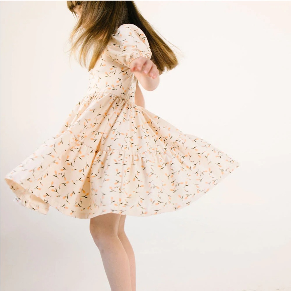 Alice and Ames Juliet Dress in Floating Tulips